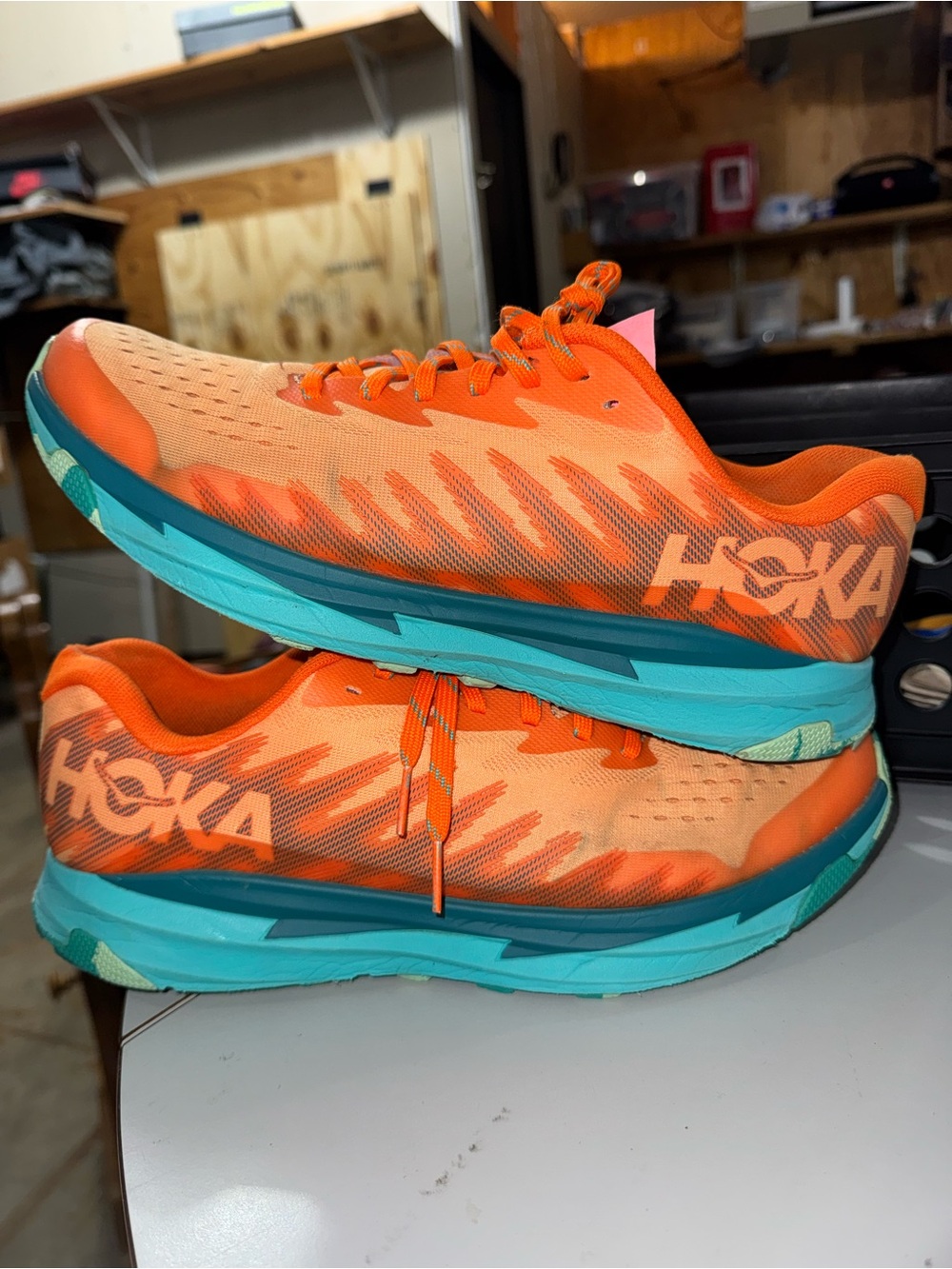 Hoka One One Men’s Torrent 3 Orange Ceramic Size 11 D